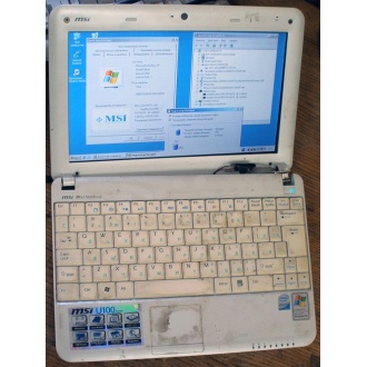 Нетбук MSI Wind U100 (Intel Atom N270 1.66Ghz /1024Mb DDR2 /120Gb /10" 1024x600) - Воркута