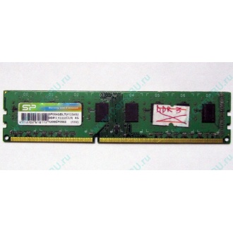 НЕРАБОЧАЯ память 4Gb DDR3 SP (Silicon Power) SP004BLTU133V02 1333MHz pc3-10600 (Воркута)