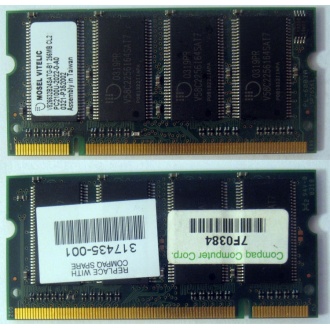 Модуль памяти 256MB DDR Memory SODIMM в Воркуте, DDR266 (PC2100) в Воркуте, CL2 в Воркуте, 200-pin в Воркуте, p/n: 317435-001 (для ноутбуков Compaq Evo/Presario) - Воркута