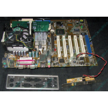 Материнская плата Asus P4PE (FireWire) с процессором Intel Pentium-4 2.4GHz s.478 и памятью 768Mb DDR1 Б/У (Воркута)