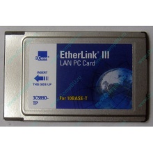 Сетевая карта 3COM Etherlink III 3C589D-TP (PCMCIA) без LAN кабеля (без хвоста) - Воркута